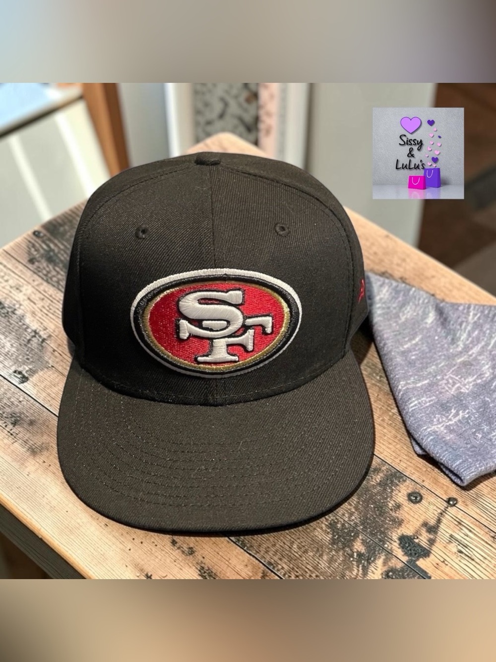 New Era San Francisco 49ers Hat Unisex One Size Black Snapback NFL Cap